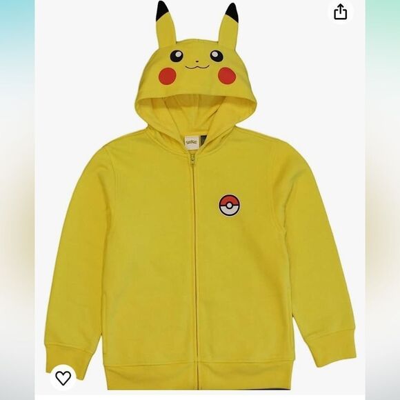 Pokemon Boys' Pikachu Costume Hoodie - Picture 1 of 6
